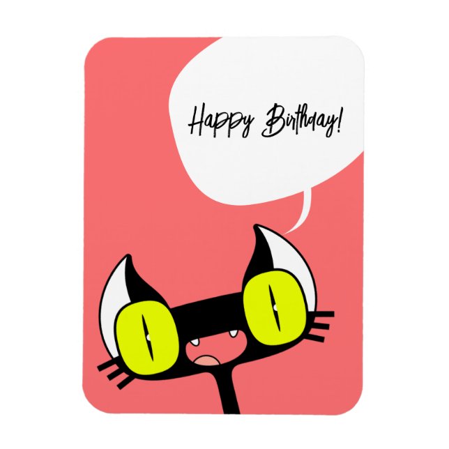 Imán Magnets con un gatito gracioso (Vertical)