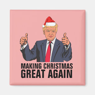 IMÁN MAGNETS DE NAVIDADES DONALD TRUMP