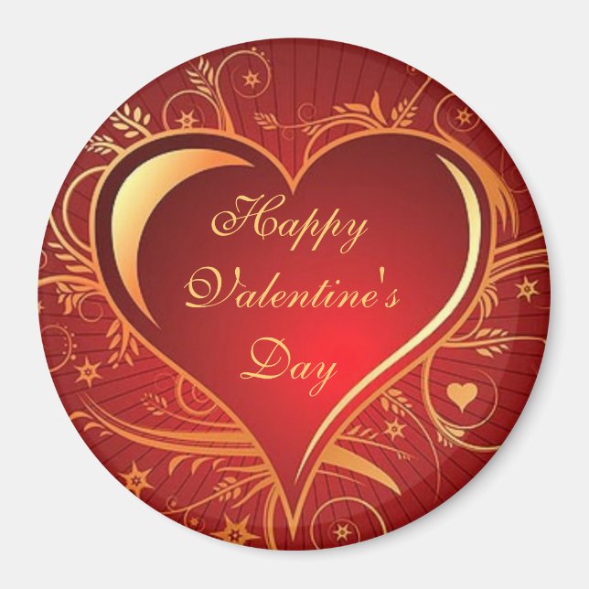 IMÁN MAGNETS - DECORACIÓN DÍA DE SAN VALENTÍN - NEVERA  (Frente)
