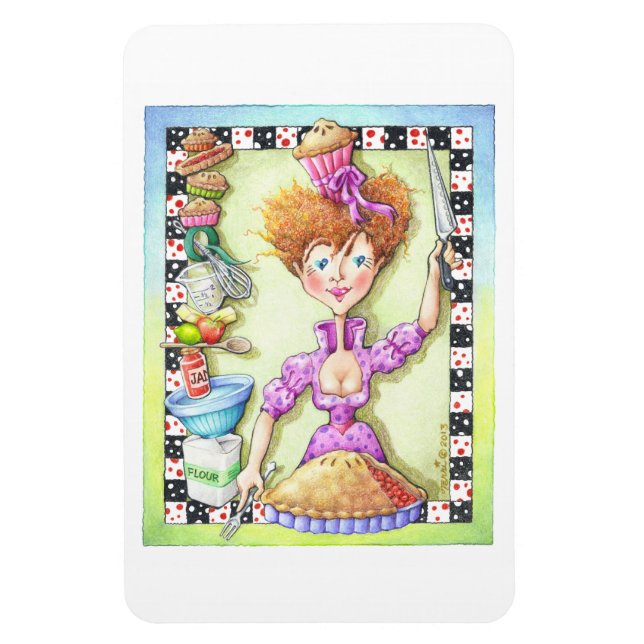 IMÁN MAGNETS - REINA DE TARTAS (Vertical)