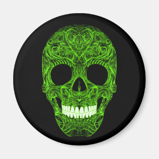 Imán Magnífica Cráneo de Azúcar Día de Los Muertos Día