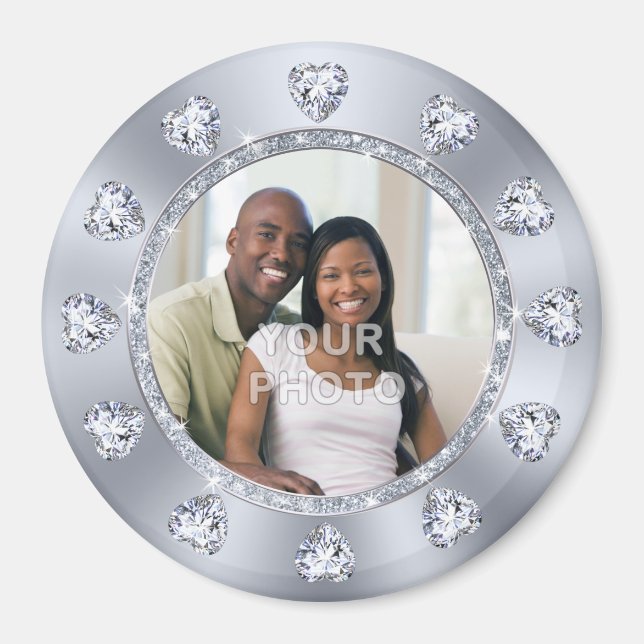 Imán Magnífica FOTO, Fiesta de Bodas Baratas Favorece, (Frente)