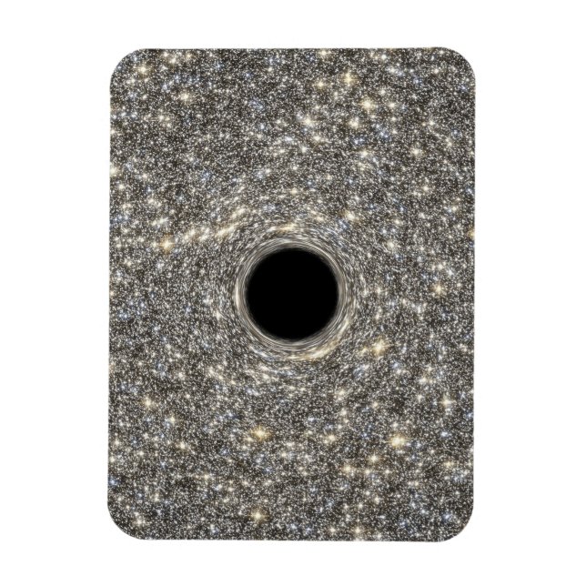 Imán Magnífico Agujero Negro En Medio De Una Galaxia. (Vertical)