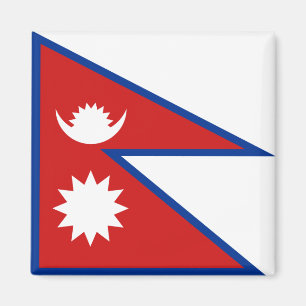 Imán Magnífico de bandera de Nepal