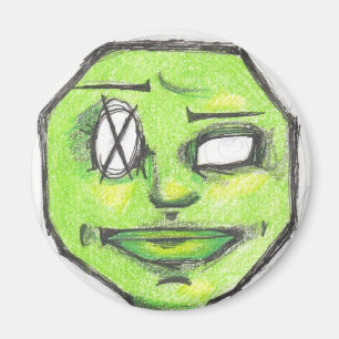 Imán Magnífico de cabeza verde