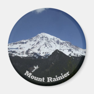 Imán Magnífico de fotografía circular de Mount Rainie