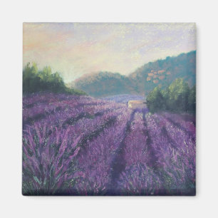 Imán Magnífico de la granja de lavanda