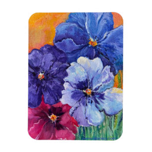 Imán Magnífico de Pansies de Alaska
