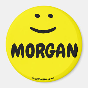 Imán Magnífico de sonrisa amarilla de MORGAN