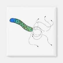 Magnífico del microbio de arte de plumas