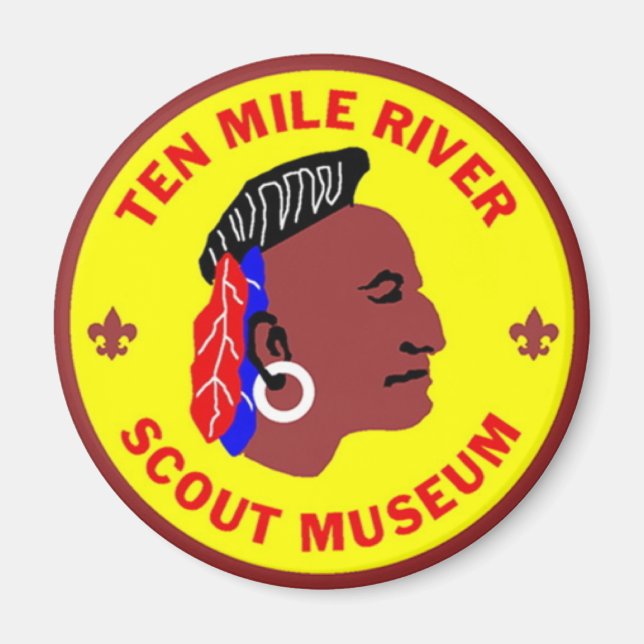 Imán Magnífico del Museo Scout del Río Diez Millas (Frente)