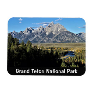 Imán magnífico del parque nacional de Teton