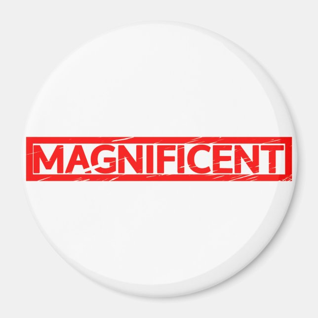 Imán Magnífico sello (Frente)