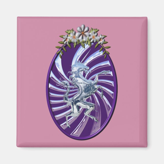Imán Magnífico Unicornio Mítico (Frente)