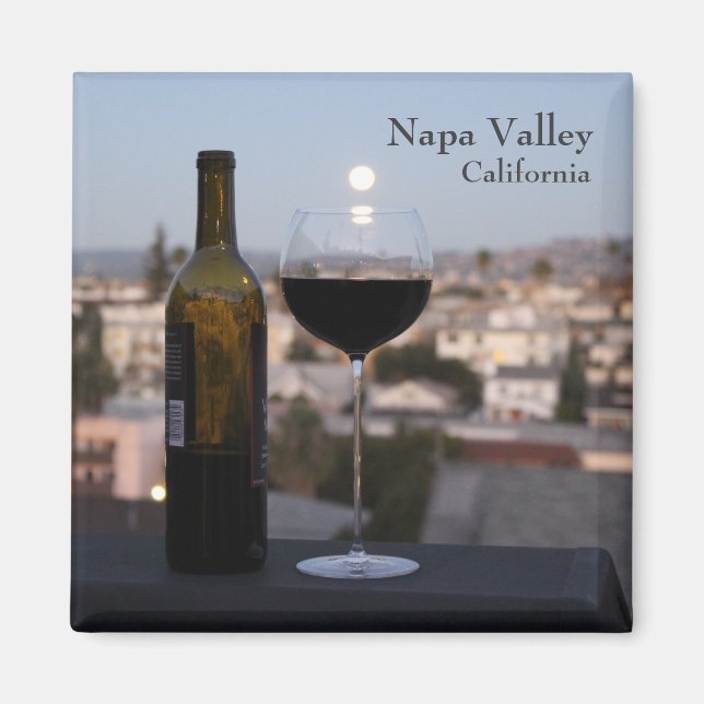 Imán ¡Magnífico Valle de Napa! (Frente)