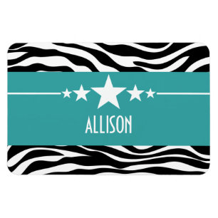 Imán Magnífico verde azulado Sassy Star Zebra Premium