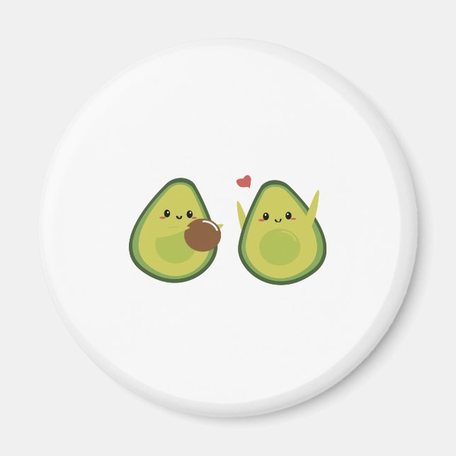 Imán Magníficos de aguacate estéticos (Frente)