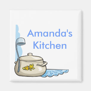 Imán Magníficos de cocina personalizados para Personal