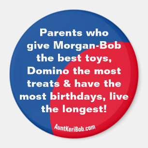 Imán Magnitud de padres de Morgan-Bob Domino
