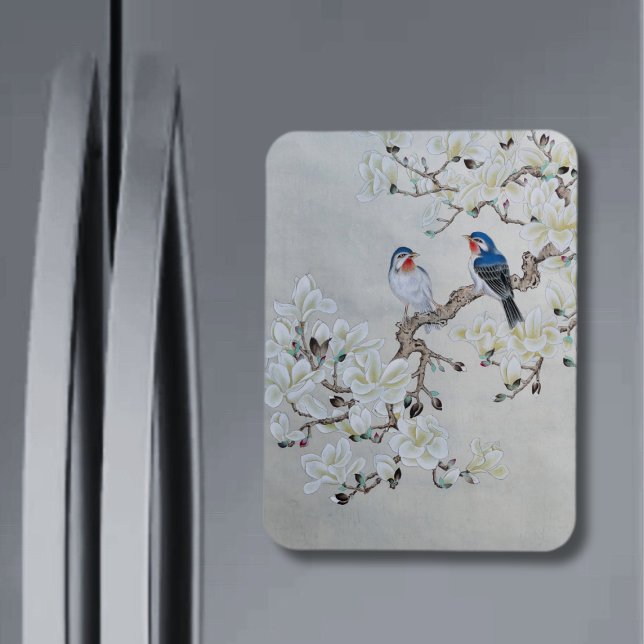 Imán Magnolia blanca (Subido por el creador)