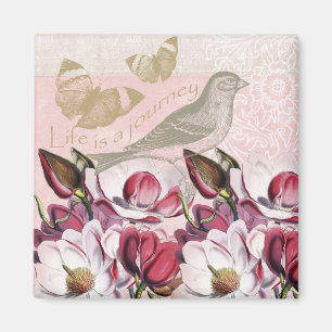 Imán Magnolias románticas