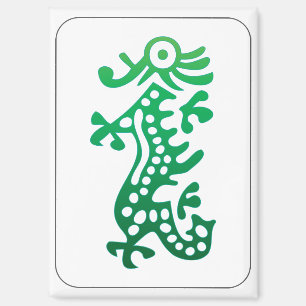 Imán Mah Jongg Green Dragon Magnet