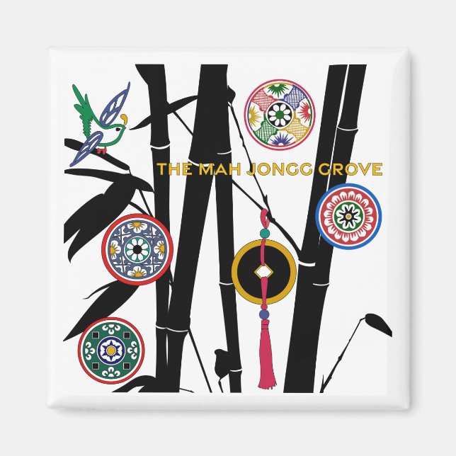 Imán Mah Jongg Grove (Frente)