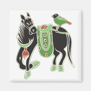 Imán Mah Jongg Horse Magnet