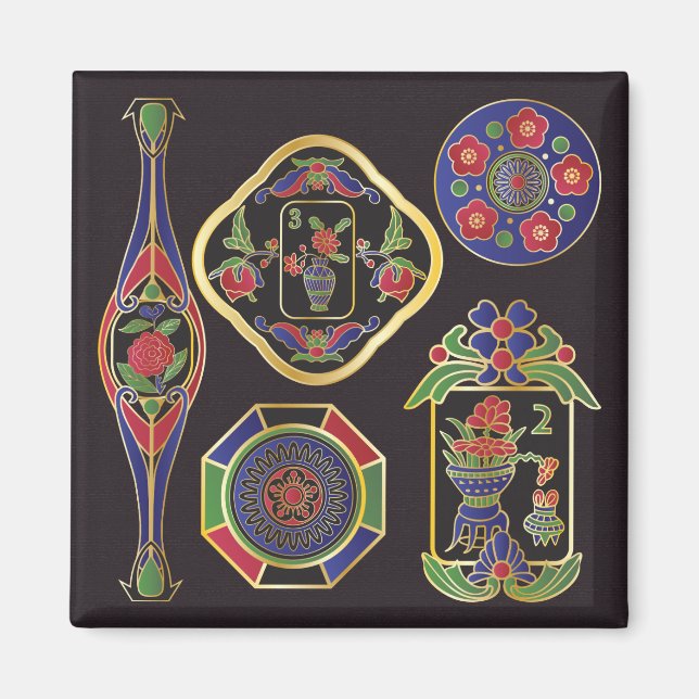 Imán Mah Jongg Jewelry Magnet (Frente)