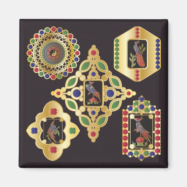 Imán Mah Jongg Jewelry Magnet (Frente)