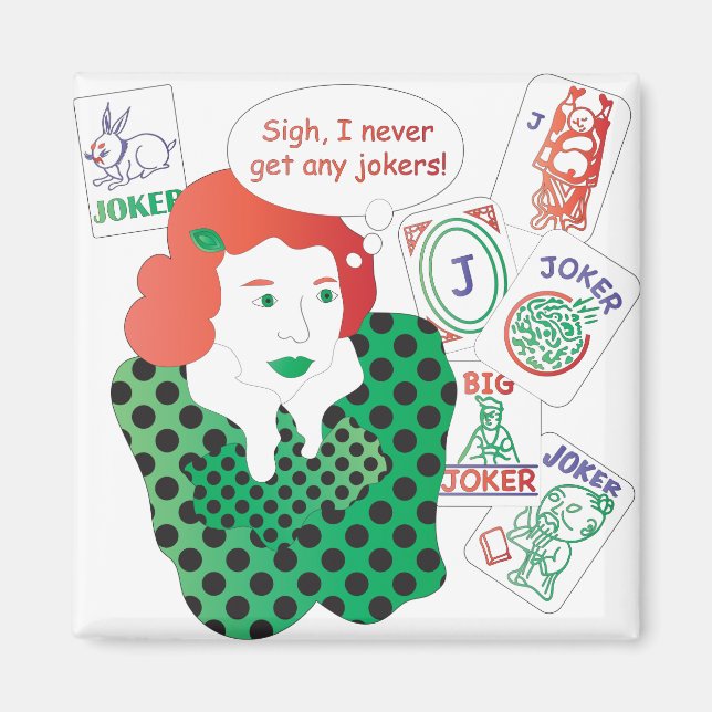 Imán Mah Jongg Jokers Magnet (Frente)