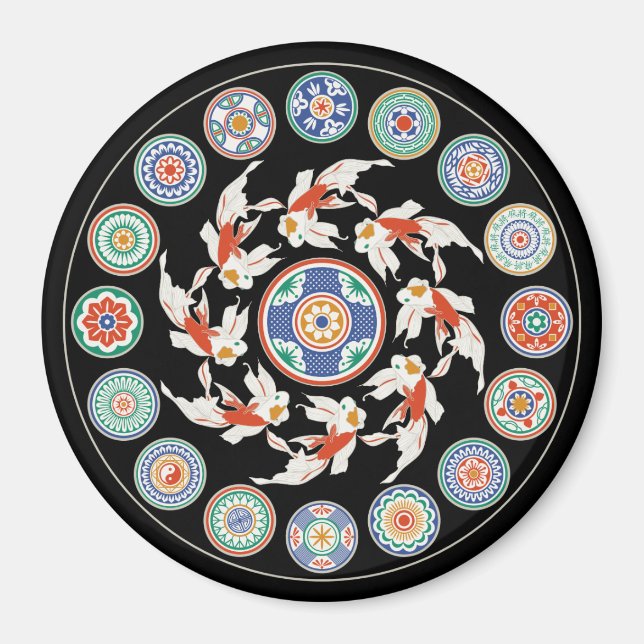 Imán Mah Jongg Koi (Frente)