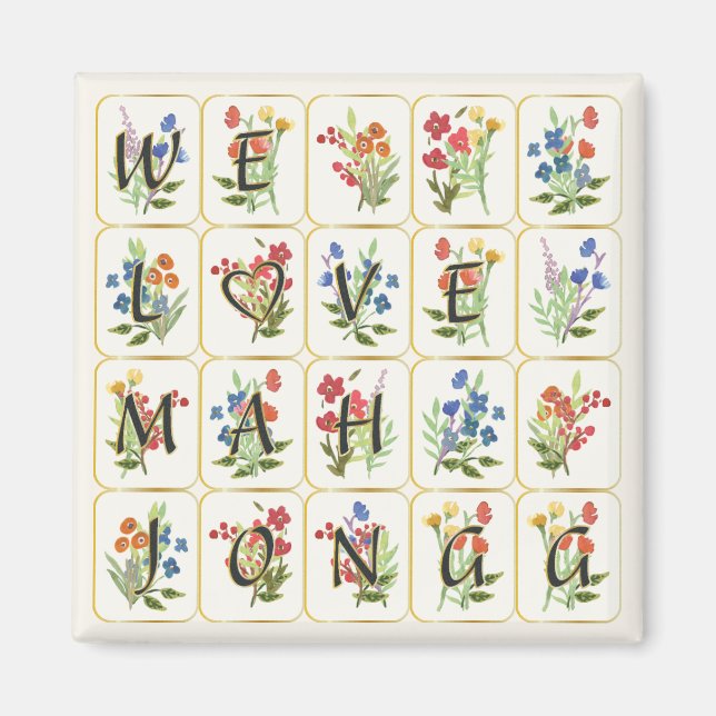 Imán Mah Jongg Love Magnet (Frente)