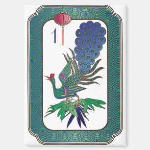 Imán Mah Jongg One Bam Magnet