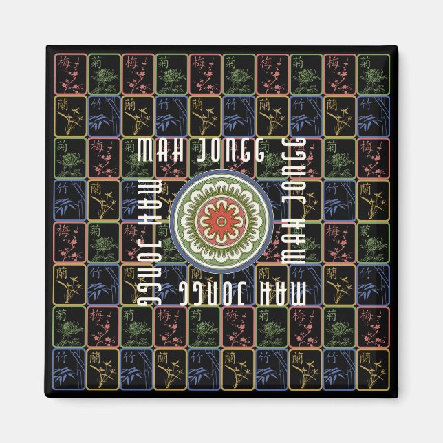 Imán Mah Jongg One Dot Magnet (Frente)