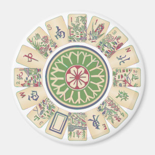 Imán Mah Jongg One Dot Magnet