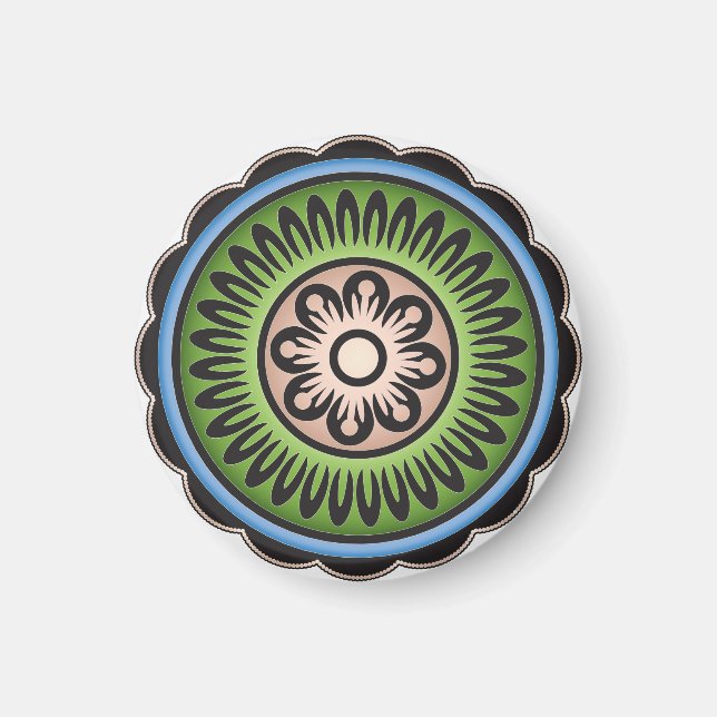 Imán Mah Jongg One Dot Magnet (Frente)