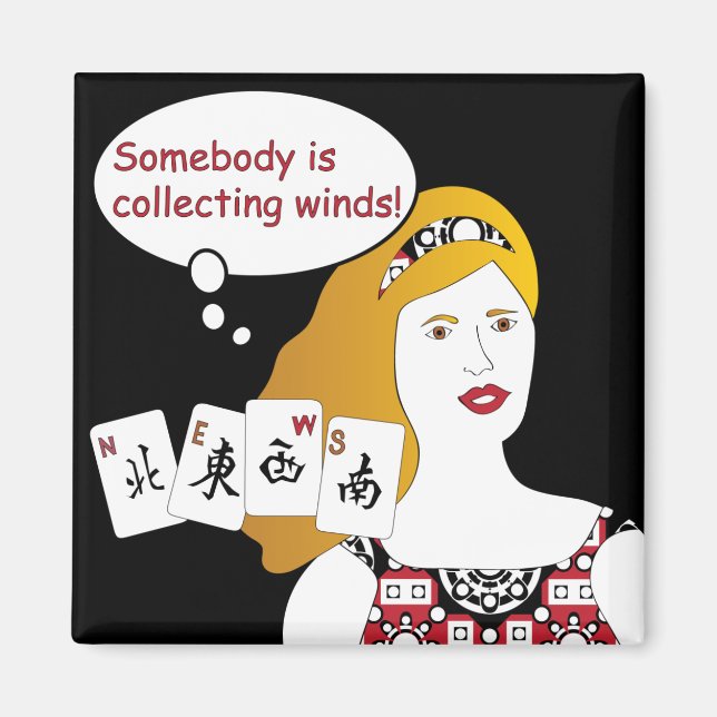 Imán Mah Jongg Sayings Winds Magnet (Frente)