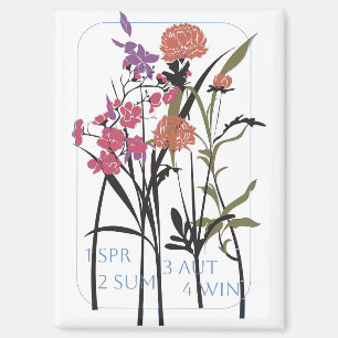 Imán Mah Jongg Seasons Magnet