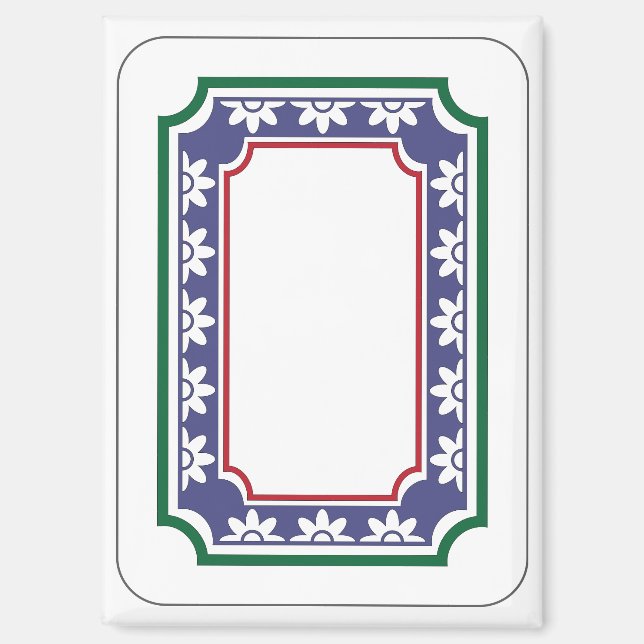 Imán Mah Jongg White Dragon Magnet (Anverso)