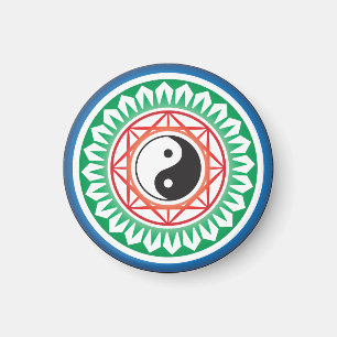 Imán Mah Jongg Yin Yang One Dot Magnet
