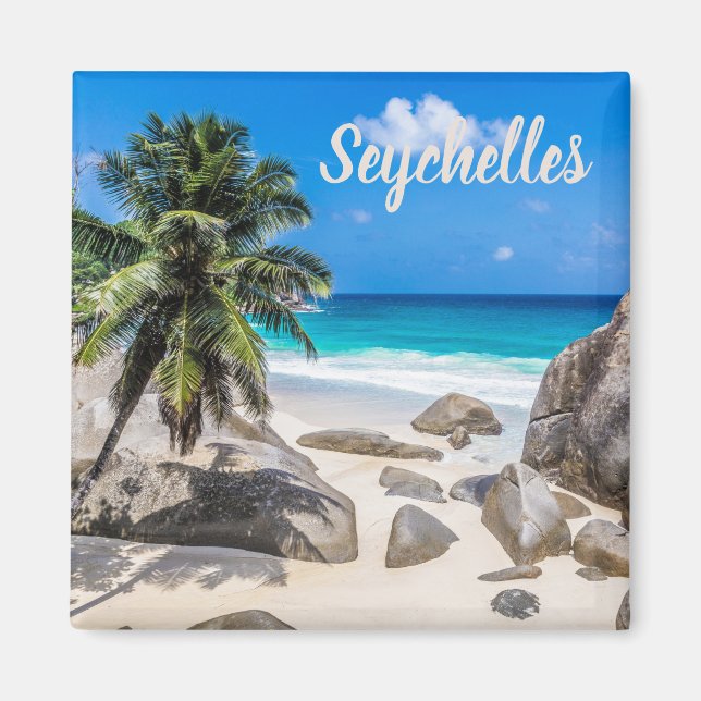 Imán Mahe Seychelles Carana Beach (Frente)