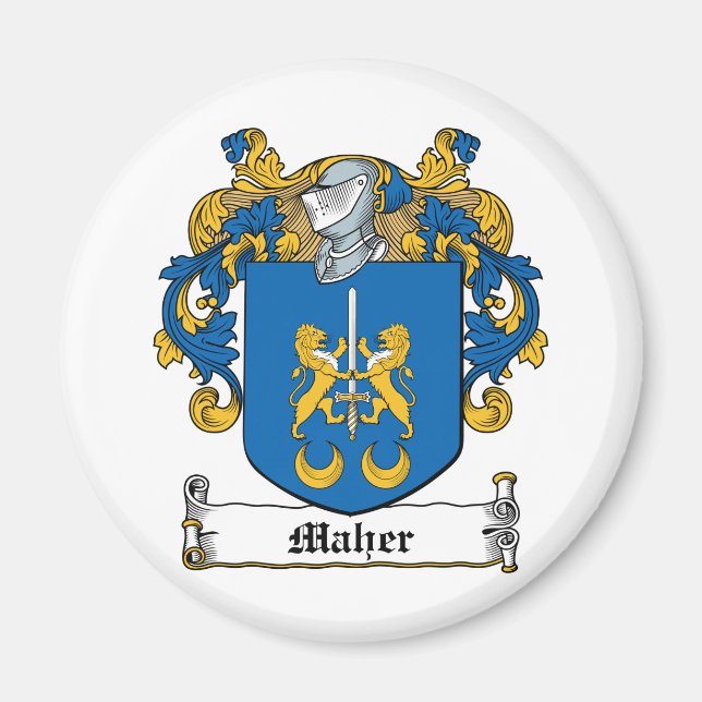 Imán Maher Family Crest (Frente)