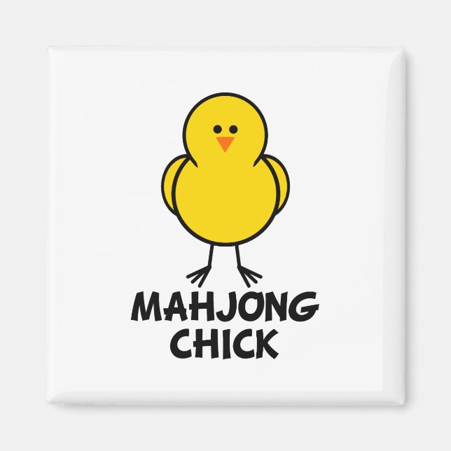 Imán Mahjong Chick (Frente)