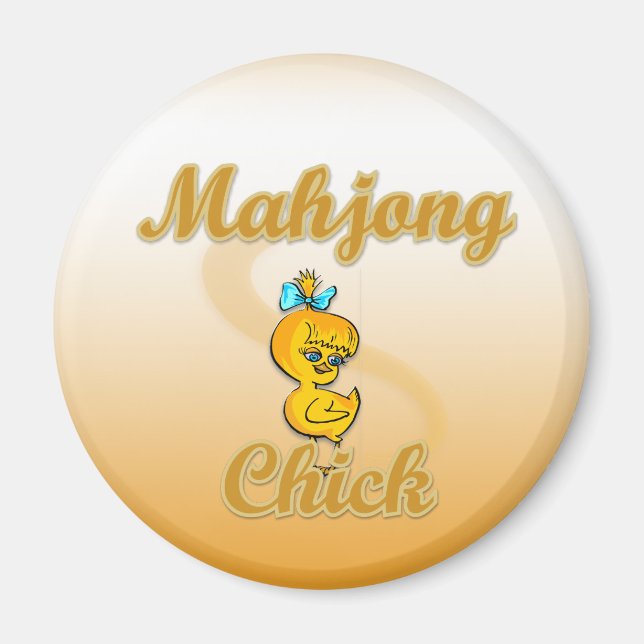 Imán Mahjong Chick (Frente)