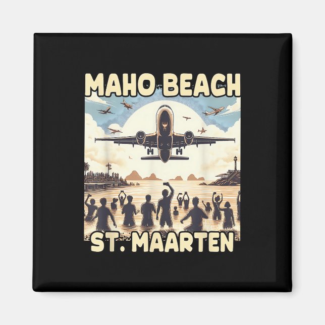 Imán Maho Beach St Maarten (Frente)