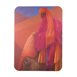 Imán Mahout y elefante