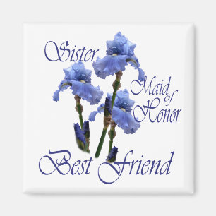 Imán Maid of Honor/ Blue Iris