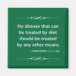 Imán Maimonios dieta sana para la enfermedad cita antig