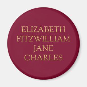 Imán Main Characters from Pride and Prejudice